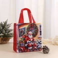 thumbnail image 4 of Aufmer 1 Pcs Holiday Themed Tote Bag, Non Woven Fabric Carrier for Christmas Presents(Multicolor), 4 of 6