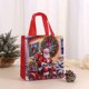thumbnail image 4 of Adornos navideños, adornos navideños, regalos navideños. Bolso de mano negro navideño, bolsa de compras no tejida, regalo navideño, bolsa de embalaje para regalo. Bolsos no tejidos., 4 of 6