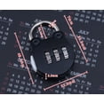 thumbnail image 2 of Jinsinto Combination Lock,5 Pieces Mini Combination Padlock,Padlock Combination Lock,Combination Padlock,Durable,High Security,For Suitcases or Backpacks(Silver/Blue/Red/Yellow/Black), 2 of 5