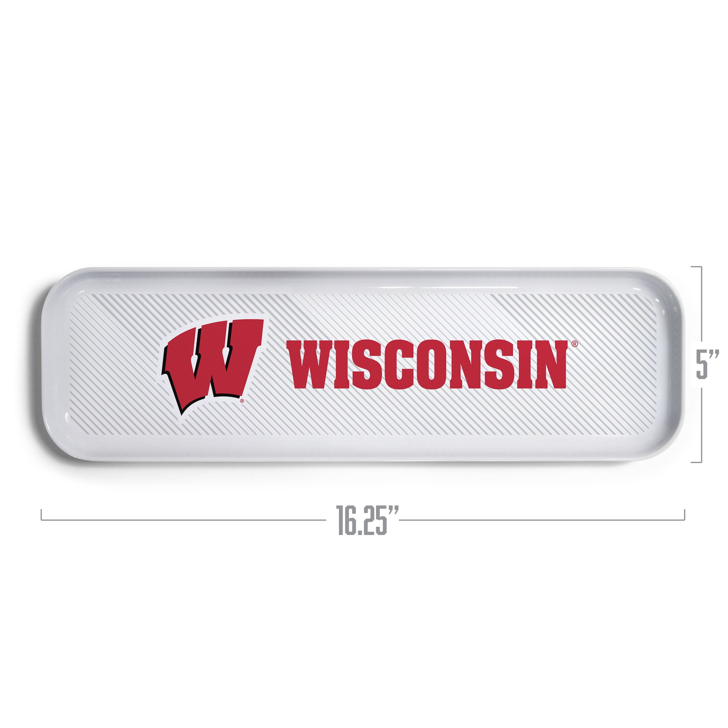 YouTheFan NCAA Wisconsin Badgers Small Snack Platter