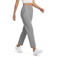 thumbnail image 4 of Womens Lightweight Stretch Pants with Pockets Ankle Dressy Golf Work Business Casual Slack, 4 of 7