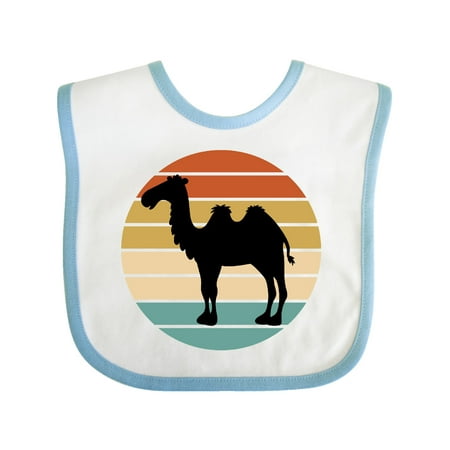 

Inktastic Camel Silhouette Retro Sunset Gift Baby Boy or Baby Girl Bib