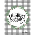 thumbnail image 2 of Larson, Lisa 19x24 White Modern Wood Framed Museum Art Print Titled - Christmas Blessings, 2 of 4