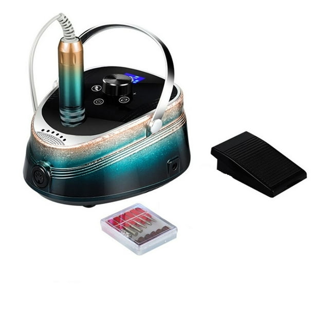 Machine à Percer les Ongles Rechargeable 35000 RPM, Polisseuse de Gel à Ongles Portable pour Manucure, Facile à Utiliser