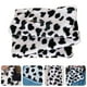 thumbnail image 4 of Peluche bufanda de invierno tibio tibio corbata bufanda vaca manchada de cuello manchado, 4 of 4