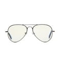 thumbnail image 3 of EYE ZOOM 2 Pack Aviator Style Blue Light Blocking Reading Glasses for Men and Women, Gunmetal, +1.25, 3 of 7