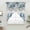 Blue Grey, variant on Blue Gnomes Christmas Swag Curtains for Kitchen/Bedroom/Living Room, Xmas Ball Gifts Botanical Snowflake Scalloped Curtains 63 Inch Long, Window Swag Topper Curtains Valances 2 Panels Set 36"x63"