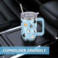thumbnail image 6 of 30 oz Cat Tumbler with Handle and Straw, Cat Butts Stainless Steel Vacuum Insulated Travel Coffee Mug Cup Water Bottle, Cat Stuff Accessories Decor, Cat Lover Gifts for Women Girls, 6 of 6