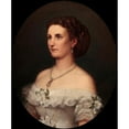 thumbnail image 2 of Carlos Luis de Ribera y Fieve 12x14 Black Ornate Wood Framed Double Matted Museum Art Print Titled: Maria Leonor De Salm-Salm, Duchess of Osuna (1866), 2 of 5