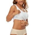 thumbnail image 5 of 2 Pack Women's Camisole with Built in Bra Tank Tops for Layering Stretch Casual Undershirts Wider Strap, 5 of 6
