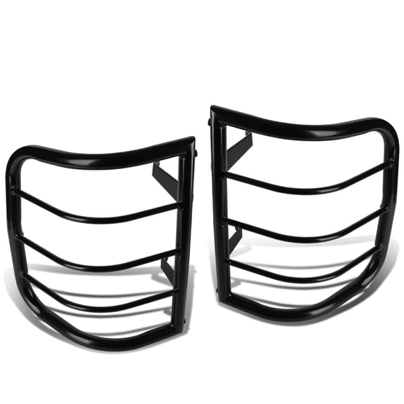 DNA Motoring TLG-016-BK For 1996 to 2004 Nissan Pathfinder R50 Pair of Bolt -On Rear Tail Brake Light Guards (Black) 97 98 99 00 01 02 03