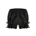 thumbnail image 2 of TSSOE Kids Girls Ruffled Bloomers Shorts Cotton Lace Up Safety Short Pants Bottom Ruffled Bloomers Black 110, 2 of 7