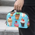 thumbnail image 2 of Ice Cream Digital Bag Charger Case Cord Organizer for Travel Canvas Storage Box Small, 2 of 6