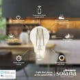 thumbnail image 4 of Bulbrite A19 Solana WiFi Connected LED Alexa Smart Light Bulb, Single-A19,Tunable Range &nbsp;2200K-6500K,&nbsp; Frost, 4 of 5