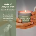 thumbnail image 3 of PYAN-White Sage Candles for Cleansing House Negative Energy, 45 Hour Burn, Pure Sage Smudge Candle, Positive Energy Meditation Candle, Aromatherapy Candle, Spiritual Gifts, Healing Sage, 3 of 3