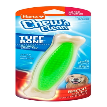 Hartz Chew 'n Clean Tuff  Dog Chew Toy, Large, Color May Vary