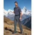 thumbnail image 7 of Mens Hiking Pants Lightweight Nylon Stretch Cargo Work Pants for Men Waterproof with Pockets, 7 of 7