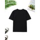 thumbnail image 3 of Couple'S Valentine'S Day T-Shirts, 100%, Cute Cartoon Animal Print, Crew Neck, Slight Stretch, All-Season, Sports Style, 200gsm Knit Fabric, Casual Trendy Matching Tops Tee For Adult, Men, Women, Tee, 3 of 7