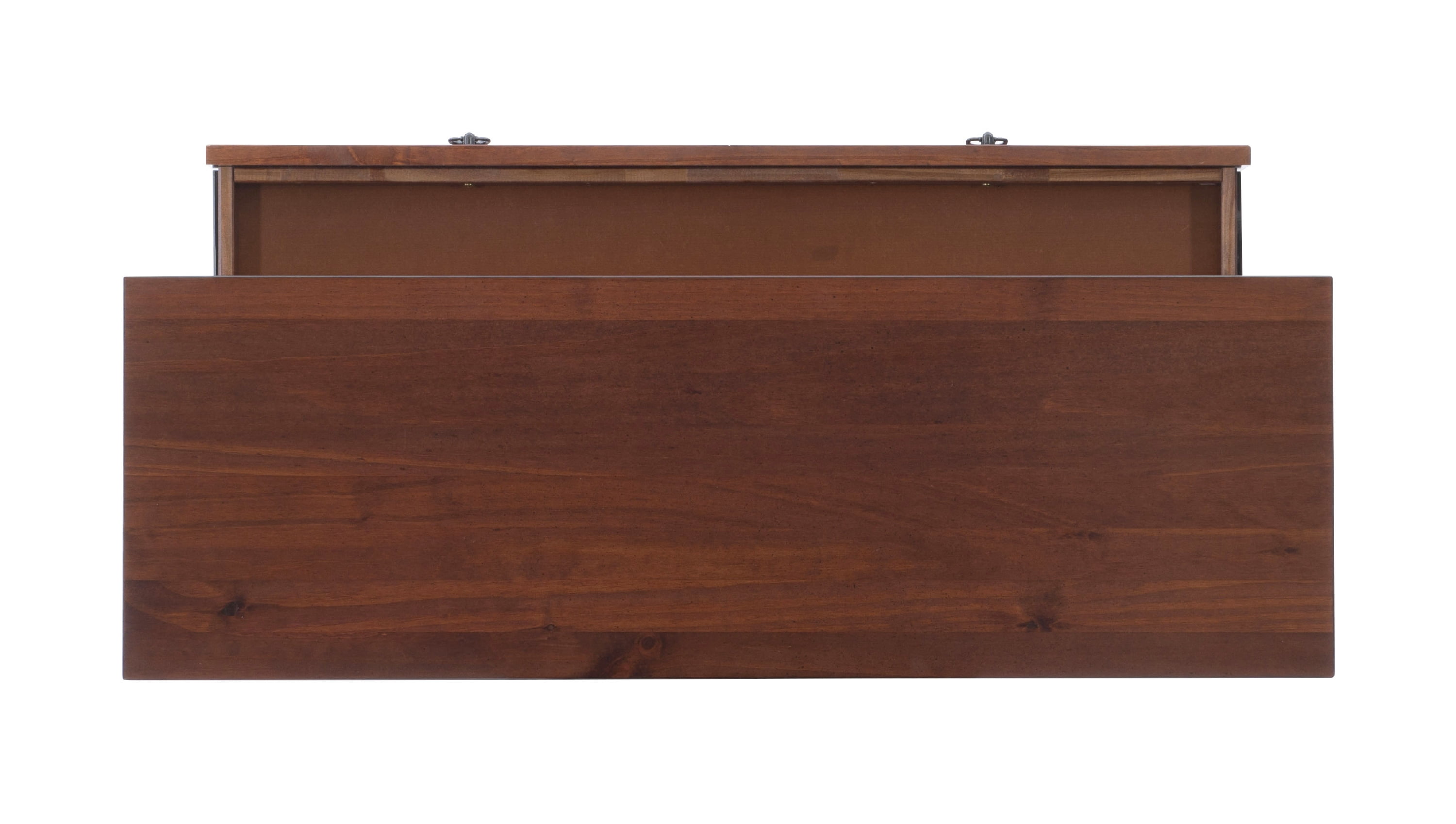 Linon Moreland Farmhouse Console Table with 2 Drawers, Antique Tobacco Finish