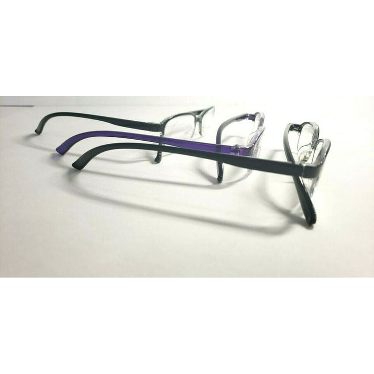 3 Pack Spare Pair Reading Glasses Terri 1.25 Black Purple