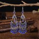 thumbnail image 1 of Pendientes de borlas de diamantes con estilo retro creativo y personalidad, pendientes de moda con forma de media luna, 1 of 6