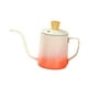 thumbnail image 1 of Reche de cisne de 350 ml sobre el café Hervidor de hervidor de acero inoxidable Versátil Mango ergonómico Apariencia Estética Café de goteo a mano Gradiente rojo, 1 of 8