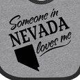 thumbnail image 4 of Inktastic Someone in Nevada Loves Me Boys or Girls Baby Bib, 4 of 4