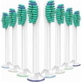 thumbnail image 1 of Replacement Toothbrush Heads Compatible with Electric Toothbrush (Pack of 8), 1 of 4