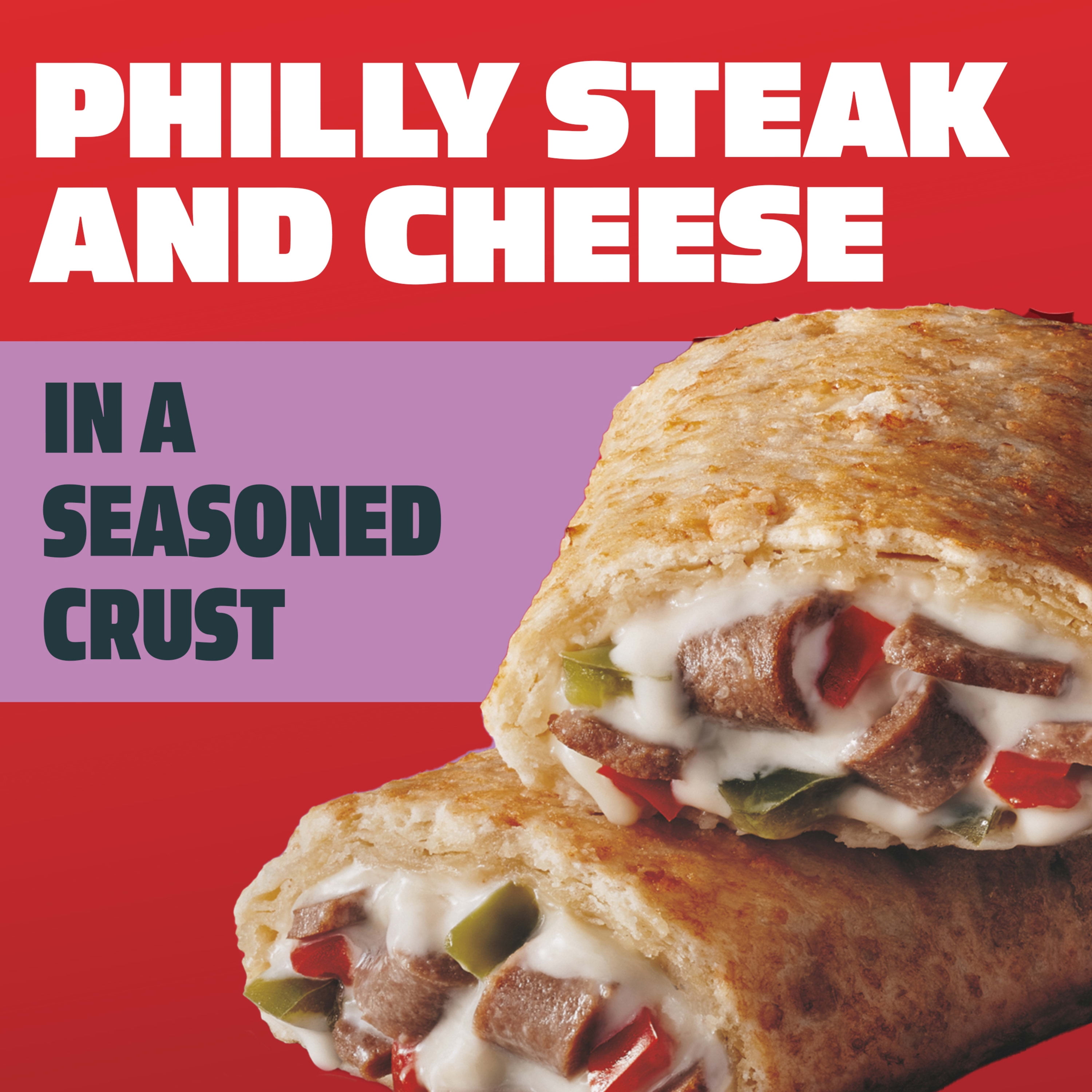 Hot Pockets Sandwiches, Seasoned Crust, Philly Steak & Cheese, 2 Pack «  Discount Drug Mart