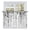 Gray White, variant on Grey Eucalyptus Leaves Tier Curtains, Weeping Spring Botanical Summer Light Filtering Kitchen Curtains, 2Pcs Rod Pocket Half Window Treatments Panels for Sink Cafe Cabinet Camper 27.5x24 Inches