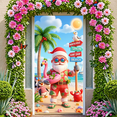 thumbnail image 5 of Flamingo Inflatable Summer Santa Claus Holiday Beach Banner for Christmas Party Tropical Theme Kids Activity, 5 of 7
