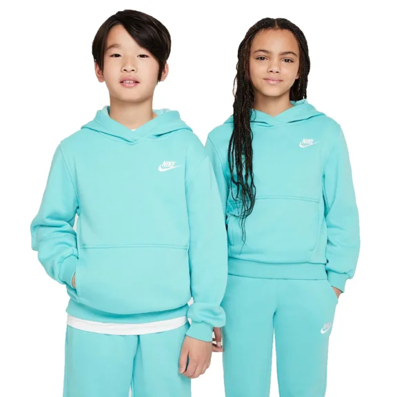 Nike Sportswear Club Fleece Green Frost/White Toddler Pullover Hoodie 2T