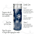 thumbnail image 3 of Mainstays Snowflake Starlit Skies Scented Candle, Holiday Pillar Candle, 9 oz, 3 of 6