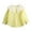 Yellow, variant on Girl Shirt Peter Pan Collar with Bowknot Blouse Long Sleeve School Uniform 1-2 Years Yellow