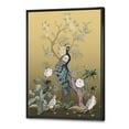 thumbnail image 3 of Designart 'Chinoiserie With Peonies and Birds VI' Traditional Framed Canvas Wall Art Print, 3 of 5