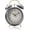 Grey, variant on Twin Bell Alarm Clock, 4in(10.16cm) Analog Retro Table Clock, Loud Alarm for Heavy Sleepers Adults, Simple Bedside Desk Clock for Living Room Bedroom Decor