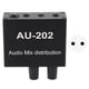 thumbnail image 2 of Mini Mezclador De Distribución De Audio, Distribuidor De Lupa Estéreo 2 En 2 Salidas Con Adaptador De Corriente Para Computadora De Teléfono DVD CD MP3, 2 of 7