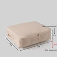 thumbnail image 2 of Ultra Space Saving Self Compression Organiser, Movable Large Self-Compressing Movable Organiser Bags With Handle And Zip, For Duvets, Blankets, 2 of 5