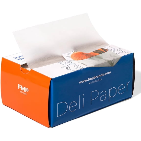 Fit Meal Prep [1000 Pack] 8 x 10.75" Wax Paper Sheets for Food, Interfolded Precut Deli Paper, Pop Up Grease-Proof Sandwich Paper Wraps, Waterproof for Lunch, Food Basket, Microwave Cover, BBQ