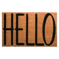 thumbnail image 1 of Tapis de Porte en Coco Hello, 1 of 3