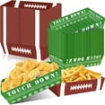 thumbnail image 4 of MINGFENGS Rugby Chicken Burger Packing Box French Fries Chicken Rice Flower Box Disposable Open Boat Box Walmart Pallets, 4 of 9