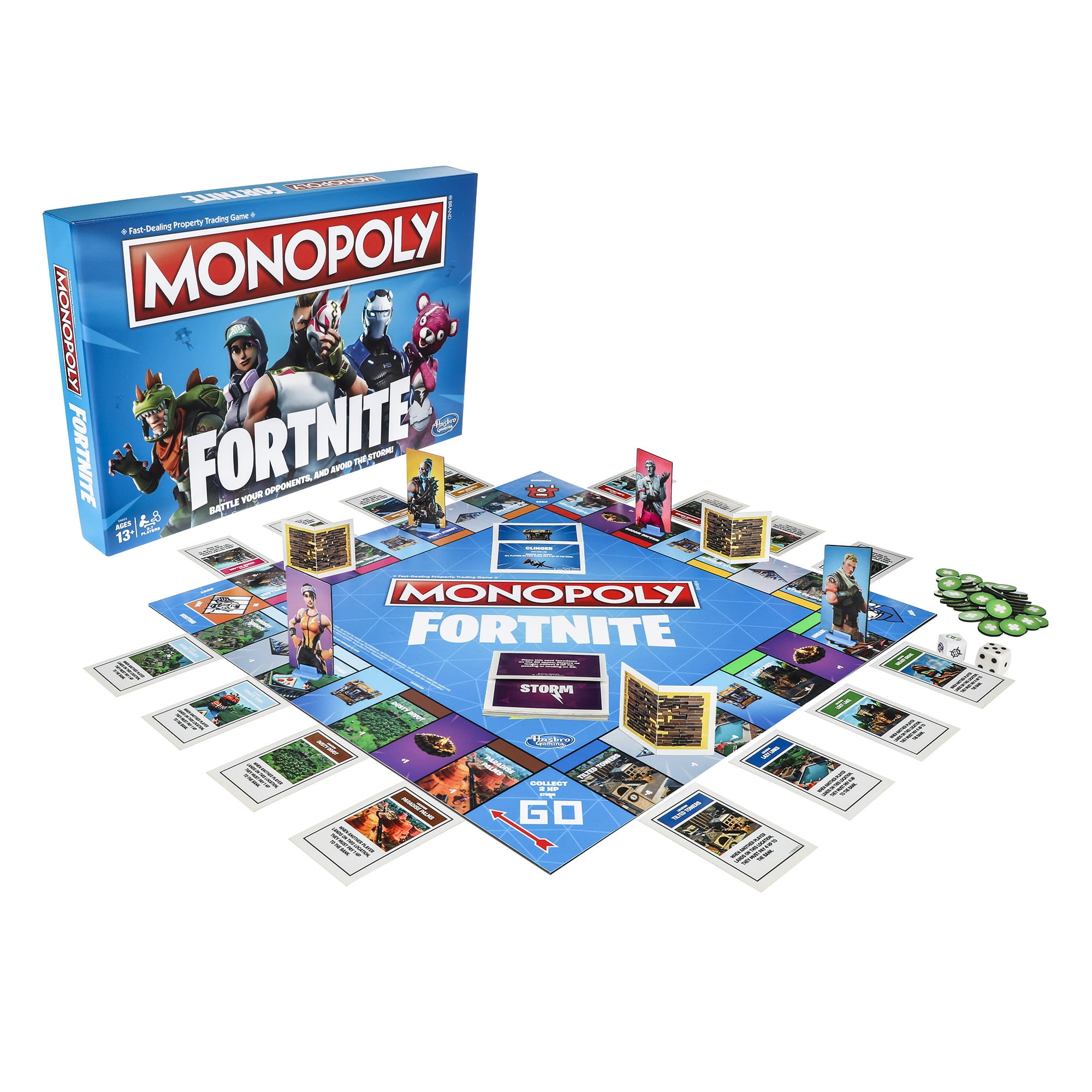Monopoly Fortnite Board Game For Ages 13 And Up Walmart Com - 
