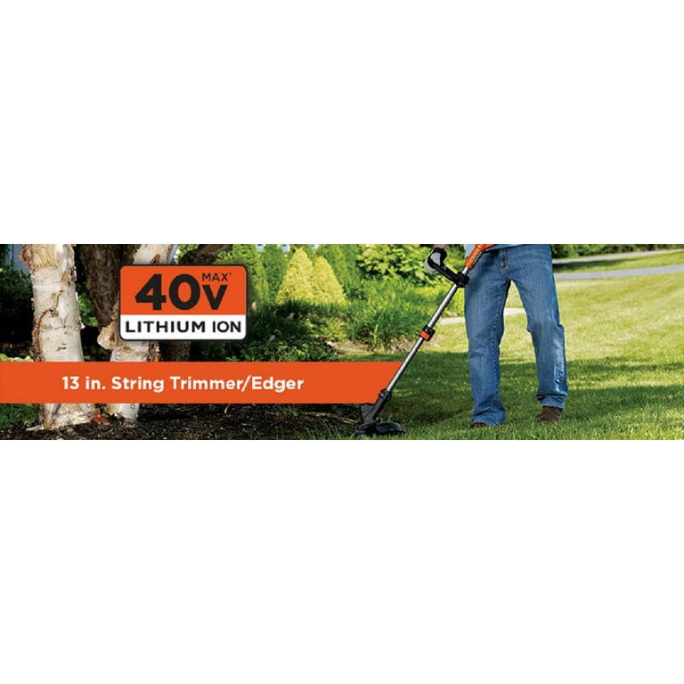 Black & Decker Lst136b 40V Max Cordless Lithium-Ion High-Performance 13 in. String Trimmer