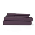 thumbnail image 2 of Linen Market Ultra Soft Easy Care Microfiber 16" Deep Pocket Basic 4 Piece Bed Sheet Set with Pillowcases, Purple, Queen, 2 of 10