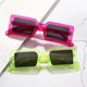 thumbnail image 2 of Retro Shades Square Sunglasses Woman Jelly Colors Small Frame Sun Glasses Female Fashion Brand Designer Vintage Oculos De Sol, 2 of 3