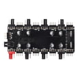 thumbnail image 1 of Divisor multidireccional de 1 a 8 RGB PWM HUB 12V/4 pines para placa base del ventilador (4D), 1 of 9