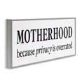 thumbnail image 3 of Stupell Industries Privacy Overrated Motherhood Gray Framed Giclee Art, design by Lettered and Lined, 10 x 24, 3 of 8