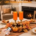 thumbnail image 3 of Velas sin llama VEEKI Flickering Fall LED con control remoto de 6 x 3 pulgadas, 3 of 8