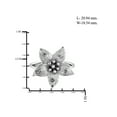thumbnail image 2 of JewelersClub Sterling Silver Flower Ring for Women | Dainty Sterling Silver Promise Ring For Women | Silver Flower Ring For Women, 2 of 4