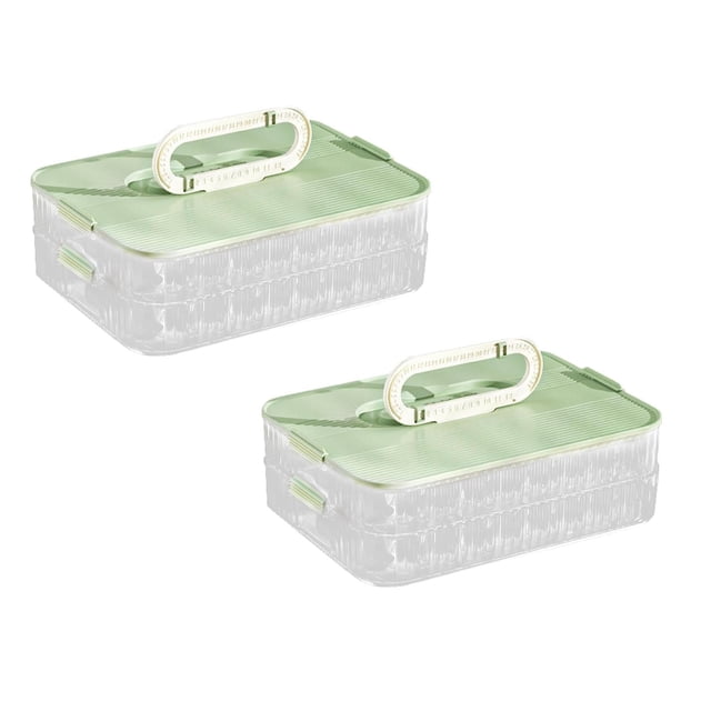 Meat Container For Fridge Lunch Meat Container For Refrigerator 3/4 Layer Cheese Storage Container With Date Recording Containers With Lids Refrigerator Food Storage Box
